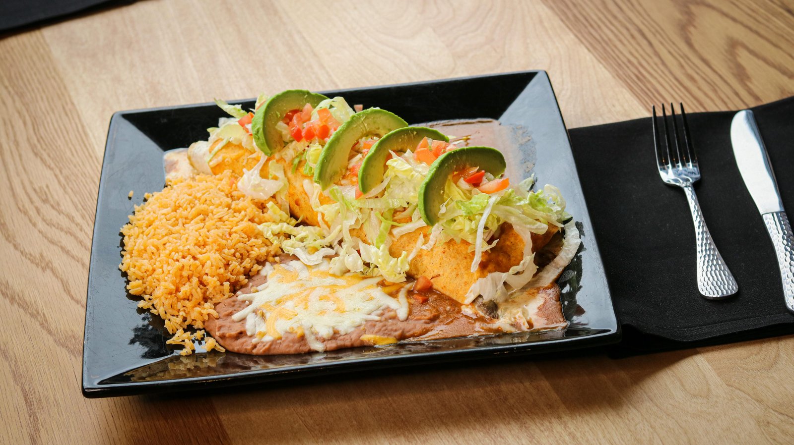 Ranchero burrito at Tequila Fuego Longview